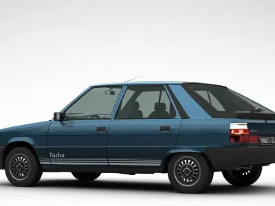 Renault 11 Turbo 1986 3D model
