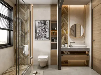 Bathroom 76 3D model