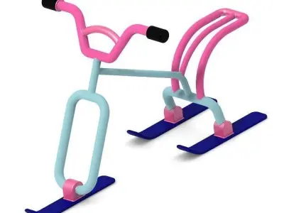 Skating Snow Bike 3D print model