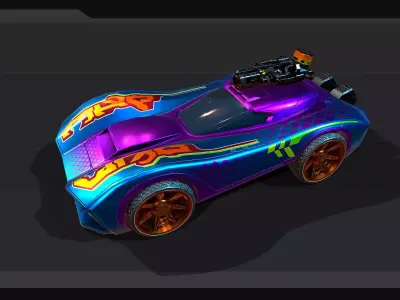 TECNO ROADS - SPIDER Low-poly 3D model