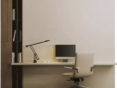 Home Office Set 06 3D model