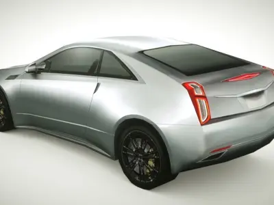 Generic Coupe v3 Low-poly 3D model