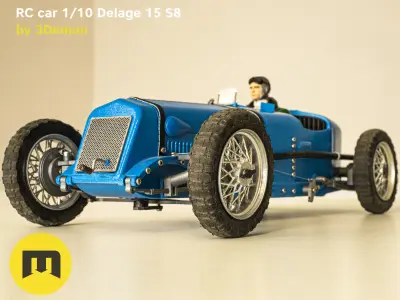 RC model Delage 15 S8 3D print model