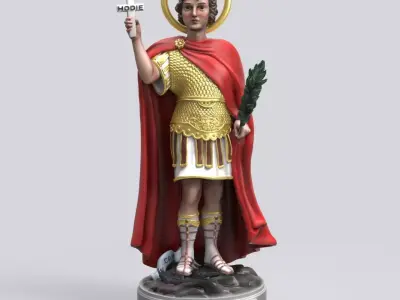 Saint Expeditus 3D print model
