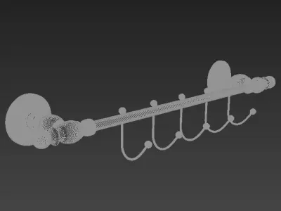 Ottoman Saffron Hanger Quinary 3D model