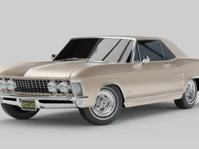 Buick Riviera 1963 3D model