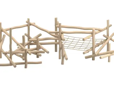Playground Climbing Structure 3D model