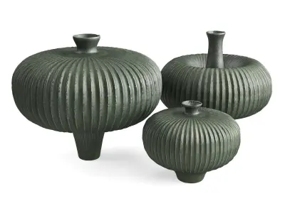 Mushroom vases 3D model