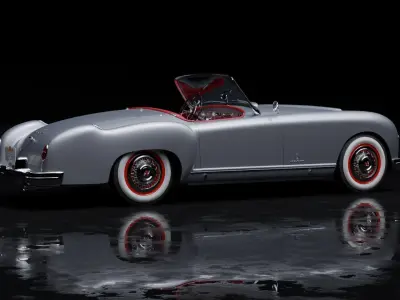 1952 Nash Healey Roadster Pininfarina 3D model