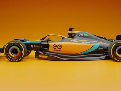 McLaren Formula 1 Car 3D Model 3D model