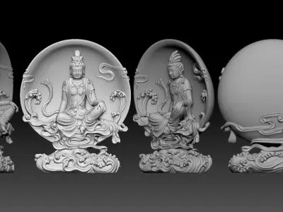 Guanyin  3D print model