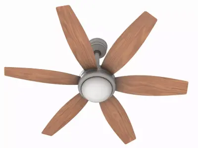 Ceiling Fan Low-poly 3D model