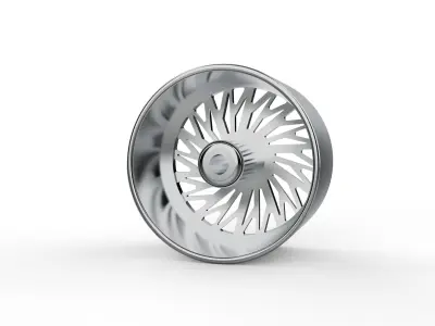 forgiato FORGIATO BIAFORCA WHEEL wheel 3d print model 3D print model