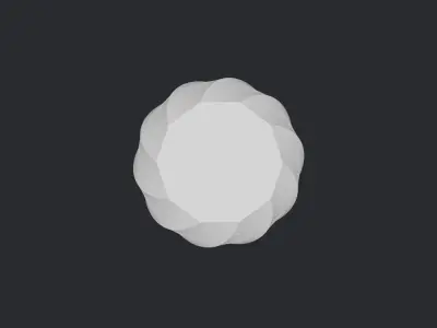 Vase model Low-poly 3D model