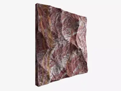 253-RockPanel sandstone wall art 3D model