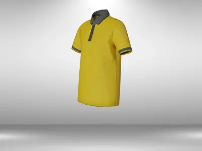 T-shirts Collection  Low-poly 3D model