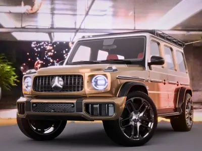 Mercedes-Benz G63 AMG Offroad Package Pro 2025 Rigged 3D model