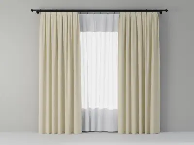 Curtains 06 collection 1 3D model