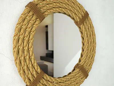 Rope Mirror 3D model