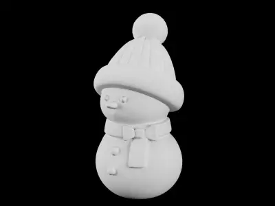 Snowman 3D print model buy
