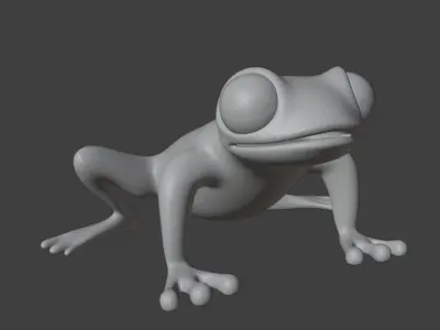 Tree Frog Model 3D model