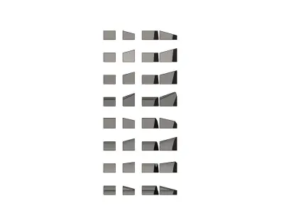 Block obstacles ramps for Rc racing and fingerboarding 3D print model