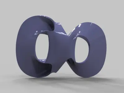 geometric modern art gm12 3D print model