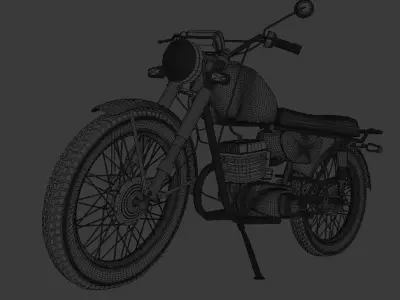 MMVZ Minsk 3 112 soviet motorcycle 3D model