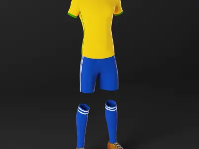 Soccer Uniform 3D model purchase