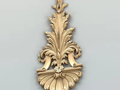 Decor vertical 021 3D model