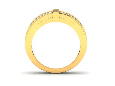 Diamond Ring For Men 3d Print Model 3D print model