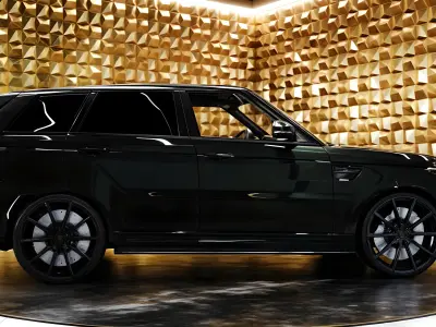 Range Rover Sport SVR  Low-poly 3D model