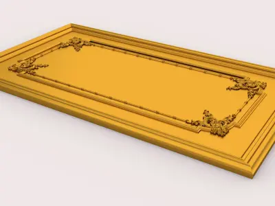 CNC model Modern Wall Panel 3D model