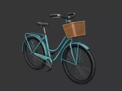Dutch Style Bicycle 3D model