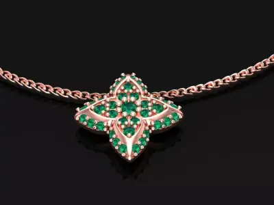 fashion pendant  3D print model