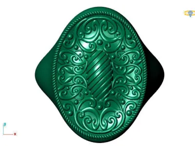 Women Plain Ring STL Models Womens Ring 3dmodels 3D print model 3D print model 22
