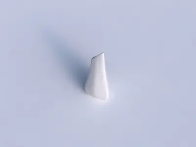 Vase puffy tipped triangle smooth 3D print model