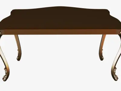 Carved console ornament for cnc 01 3D model