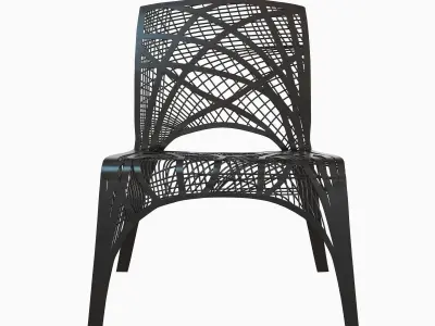 Carbon-Fibre chair Marleen Kaptein for Label Breed 3D model