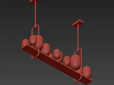 Vintage Pendant 3D model