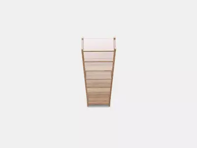RAGRUND Shelving unit Low-poly 3D model