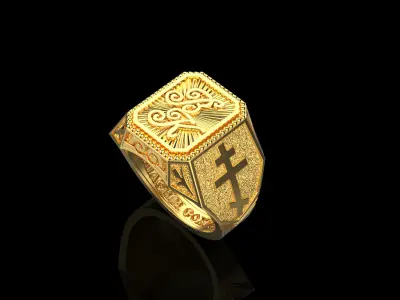 Cross Ring 66043 3D print model