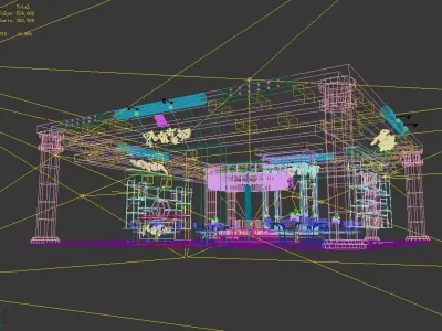 Exhibition - Area - 11X11-3DMAX2010-018 3D model