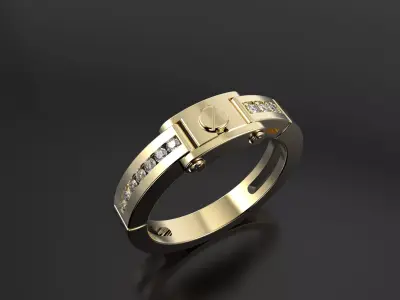 Ring like Cartier 3D print model