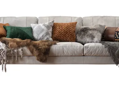 Capri sofa 258 cm 2 3D model