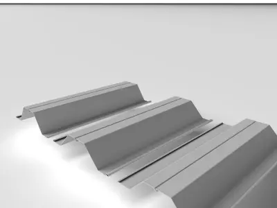 Metal Profile - Steel Pile 004 3D model