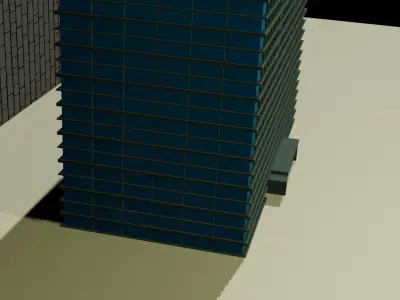 Building low poly game ready model Low-poly 3D model