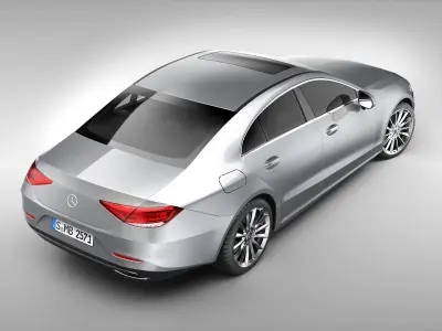 Mercedes Benz CLS Class 2018 3D model