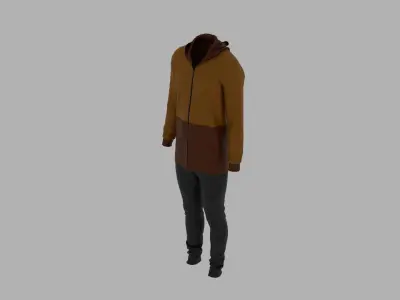 Sport Suit Low-poly 3D model 44