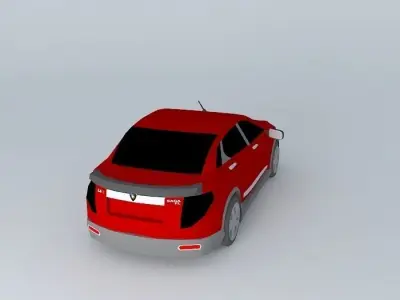 Proton Saga Car Concept  Free 3D model